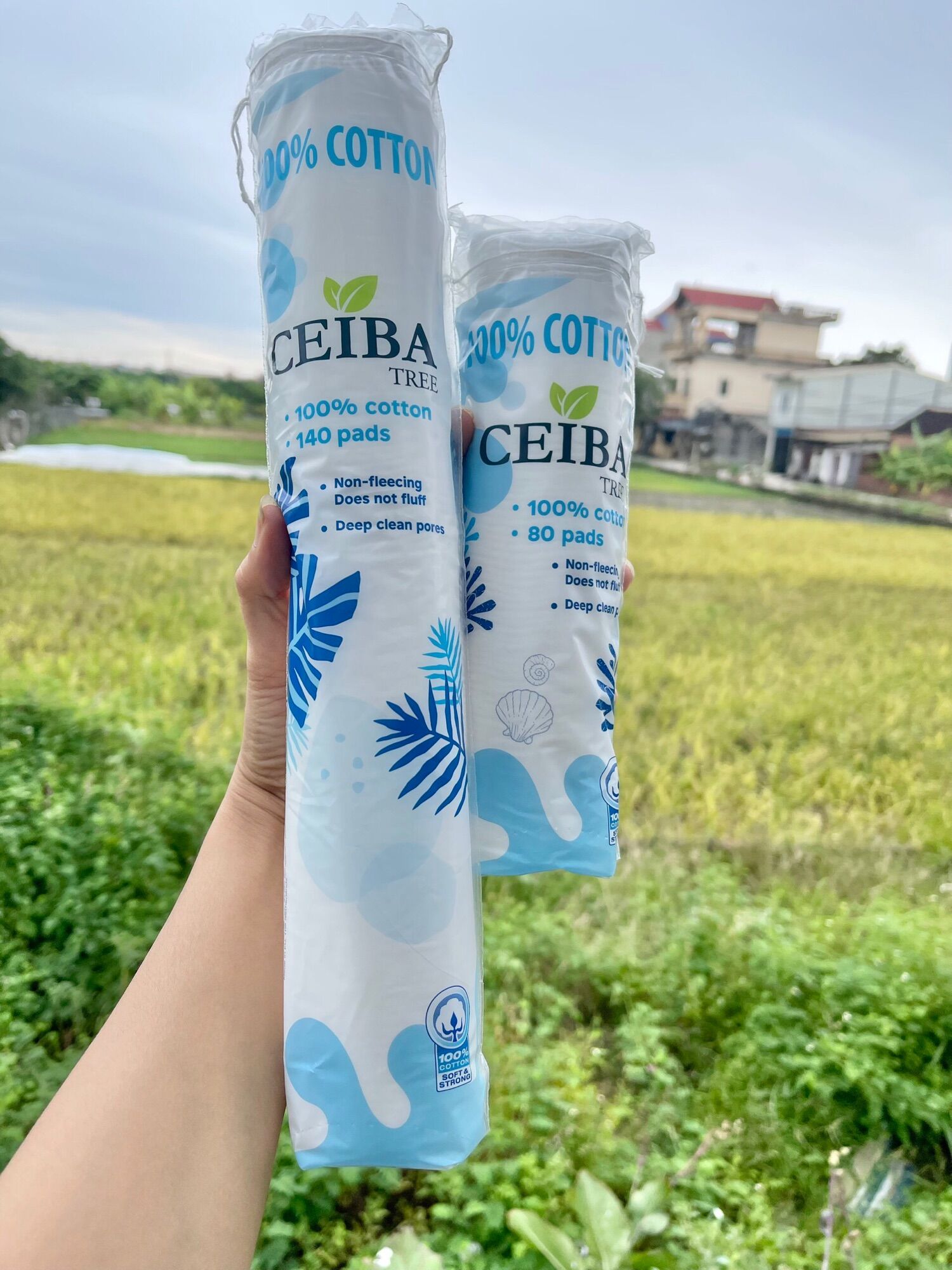 Bông tẩy trang hữu cơ Ceiba