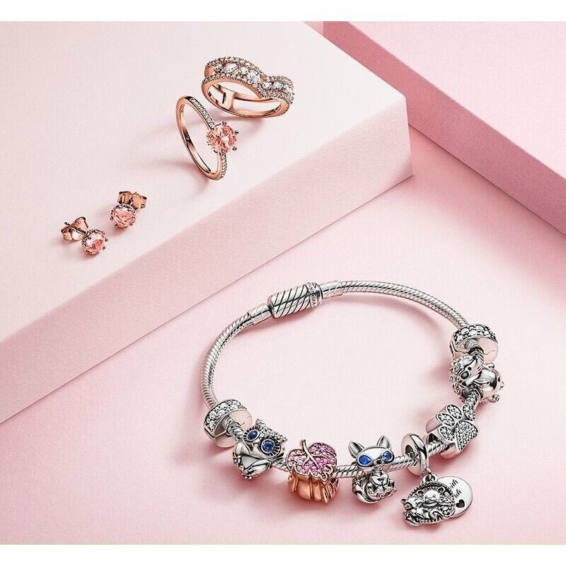 CHARM PAN ALE HỒ LY BẠC S925 CAO CẤP