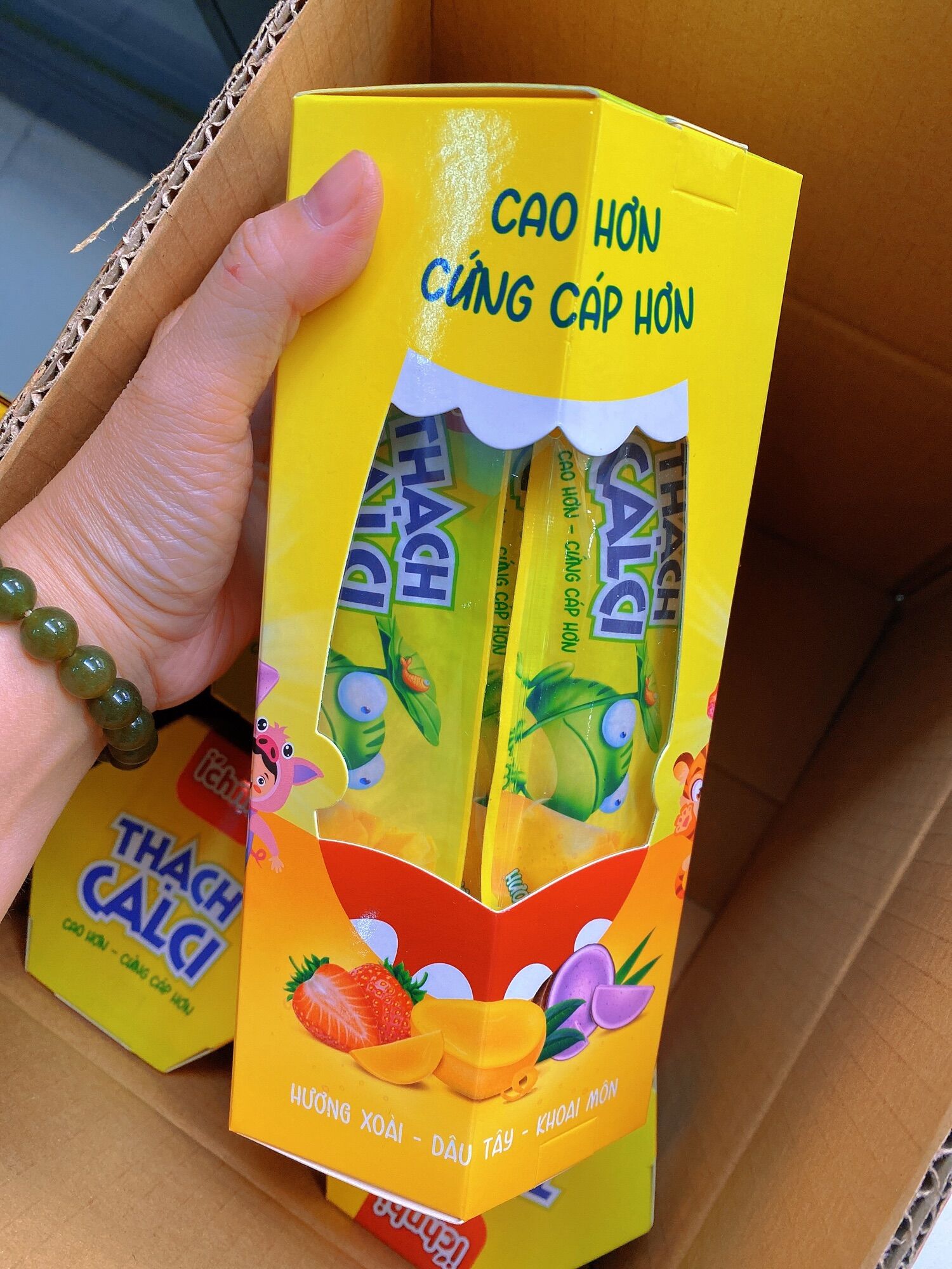 Thạch calci ích nhi hộp 21 gói