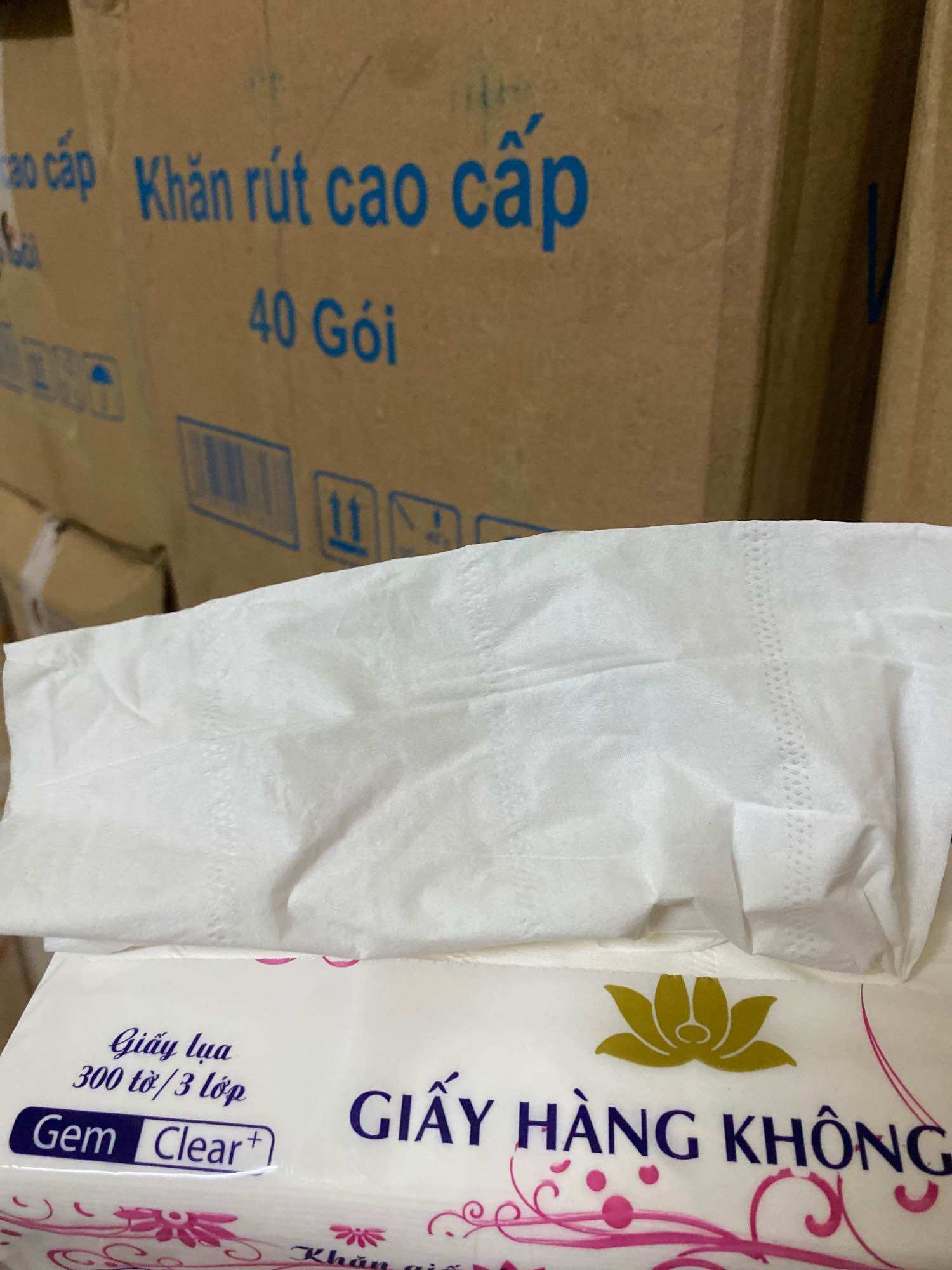 COMBO 6 GÓI RÚT LỤA HK 300 TỜ 3 LỚP MỀM MỊN - GIẤY RÚT TRẮNG