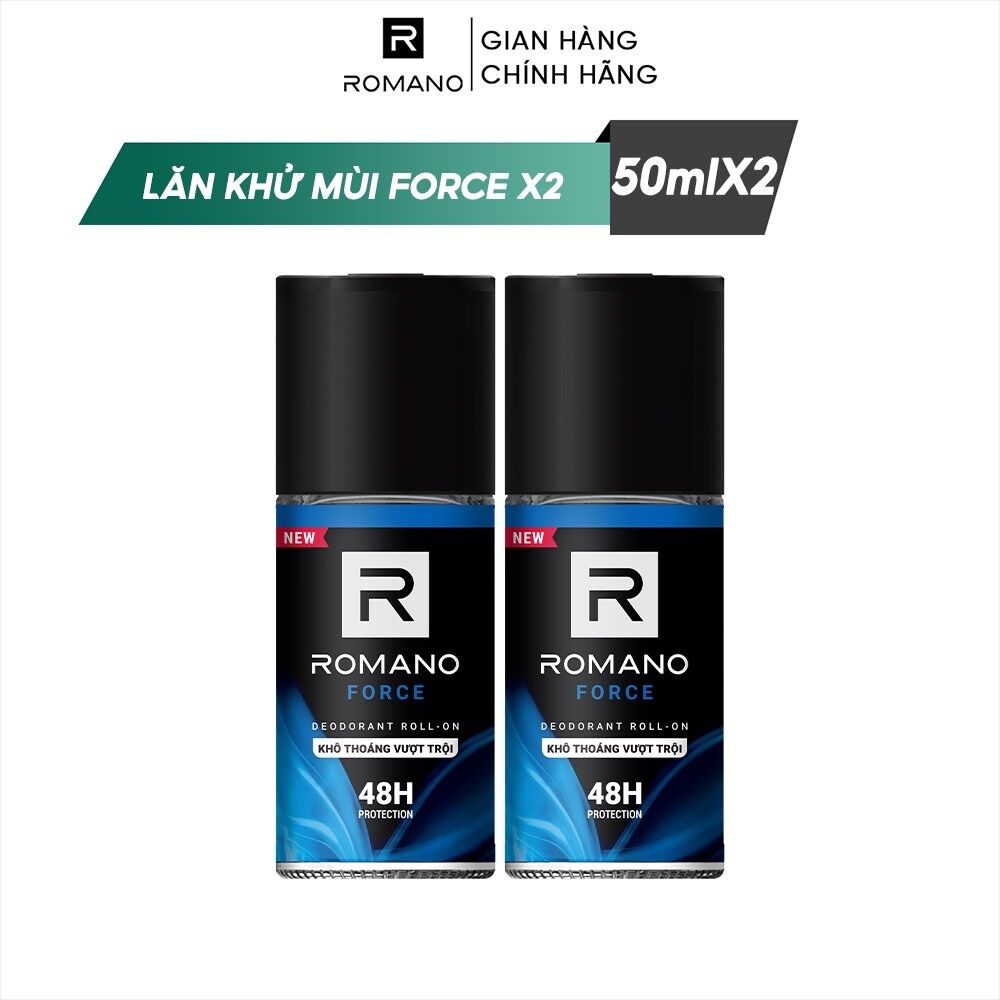 Combo 2 lăn khử mùi Romano Atitude 50ml (50ml x2)