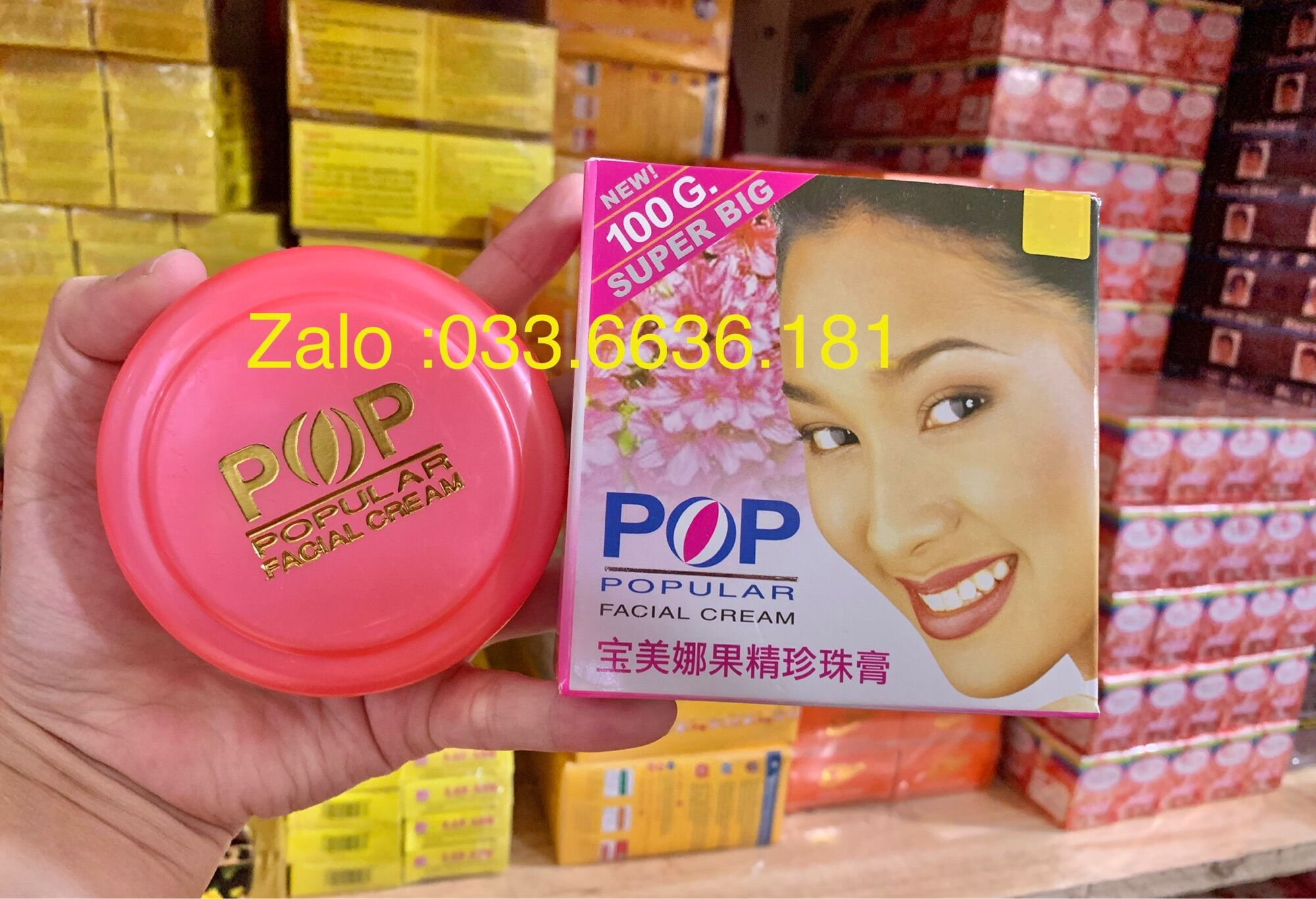 Kem pop thái lan hủ 100g loại rẻ