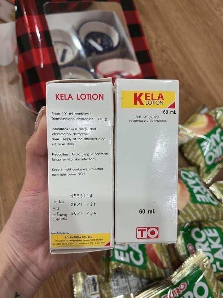 Kela lotion dành cho da viêm lỗ chân lông 60ml thái lan