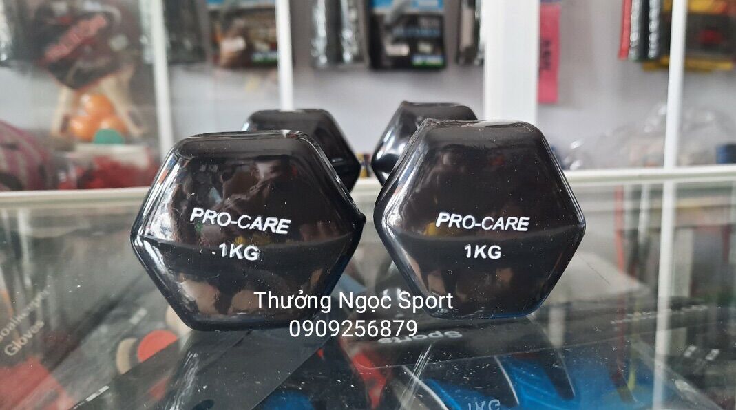 Tạ sắt 1kg procare giá 1cặp tạ