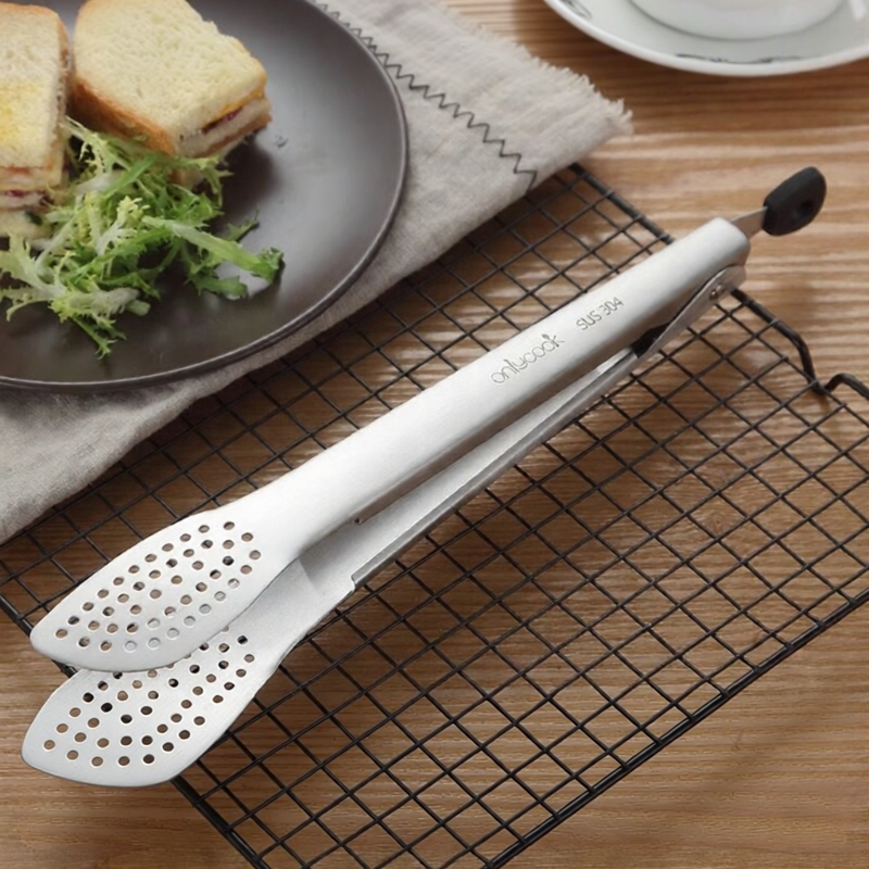 Kẹp Nướng Thép Không Gỉ Dài & Đầy Đủ Chống Nhiệt