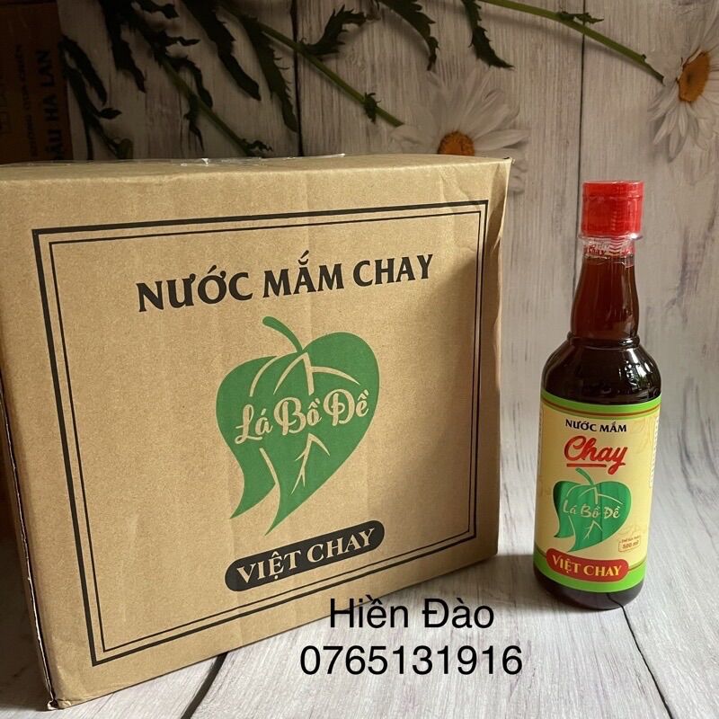 Nước mắm việt chay lá bồ đề 500 ml
