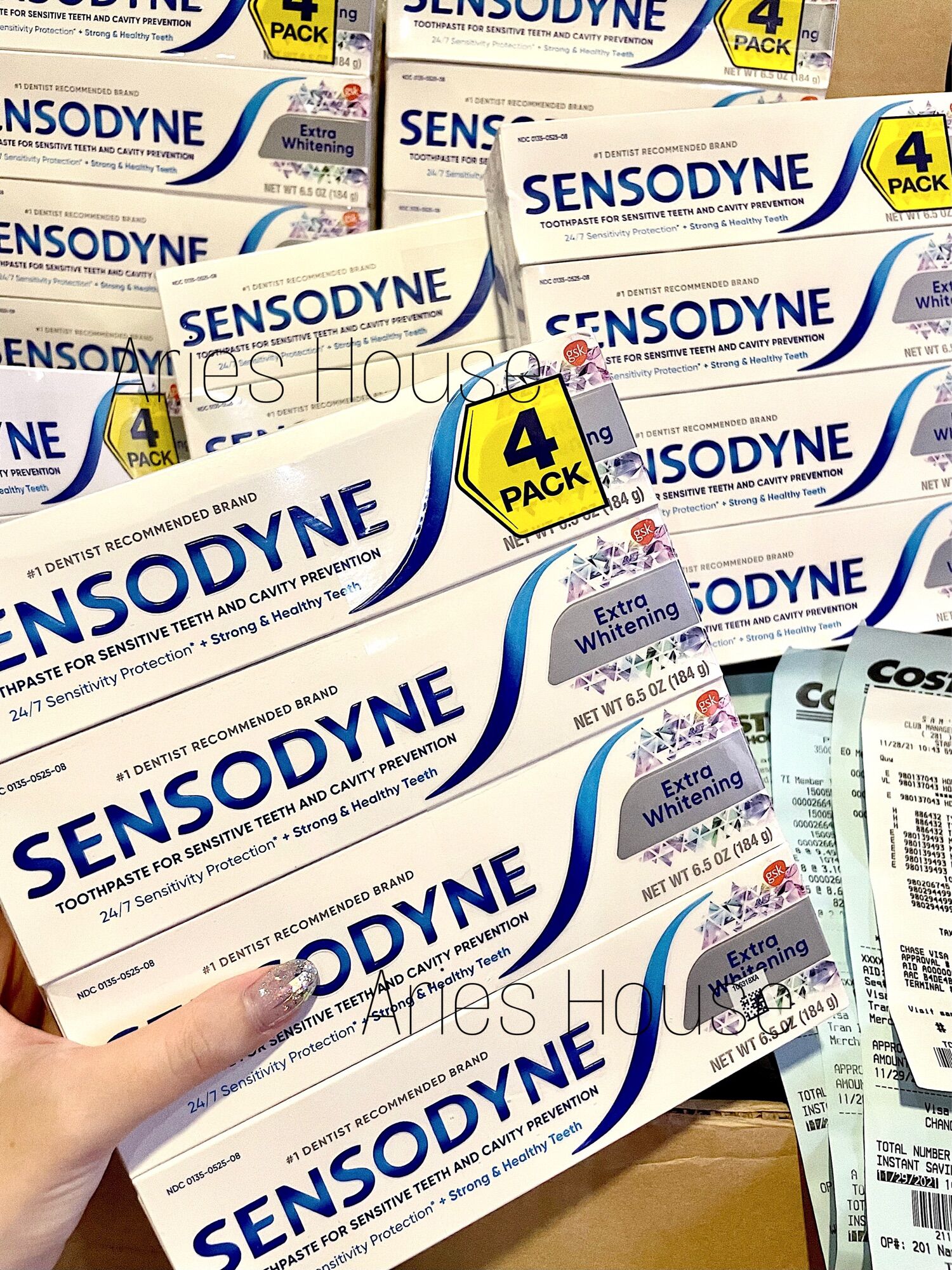 Kem đánh răng Sensodyne Extra Whitening 184g Mỹ