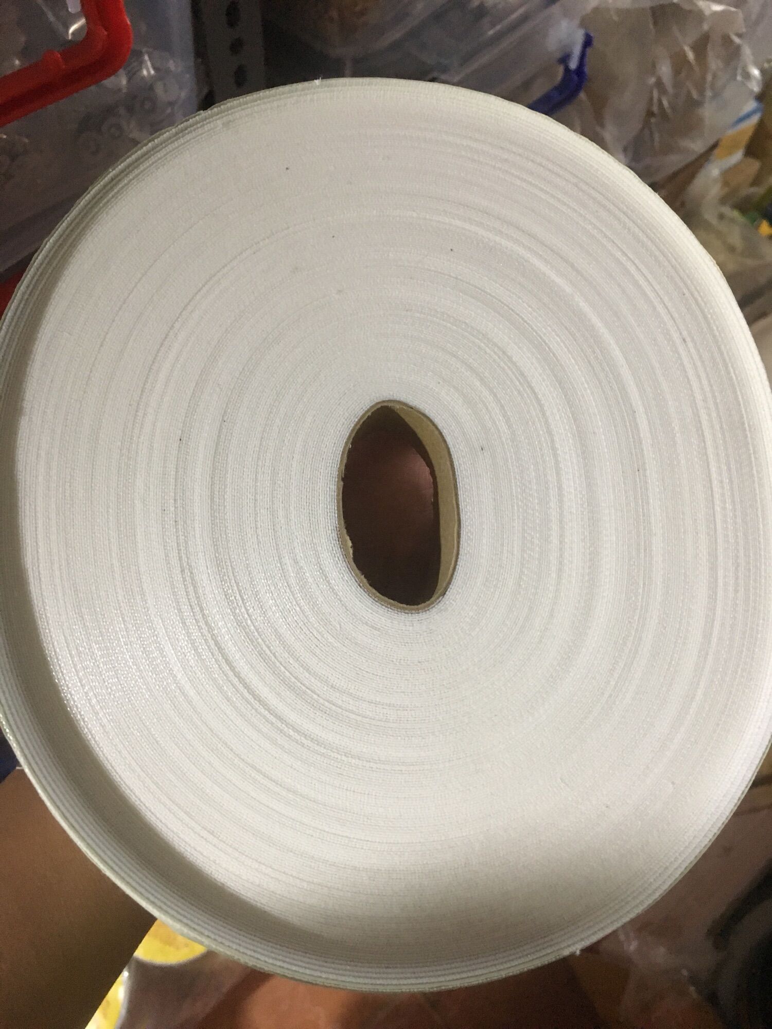 Keo vải ủi lưng quần, keo ủi cạp quần cạp váy bảng 3cm màu trắng