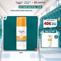 Gel Chống Nắng Kiểm Soát Nhờn Eucerin Sun Dry Touch Oil Control Face SPF50+ 50ml