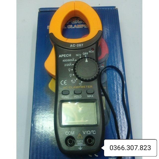 [HCM]Ampe kẹp dòng AC Apech AC-287