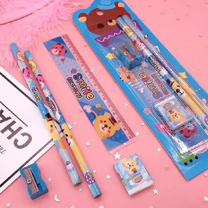 Bộ dụng cụ học tập 5 món