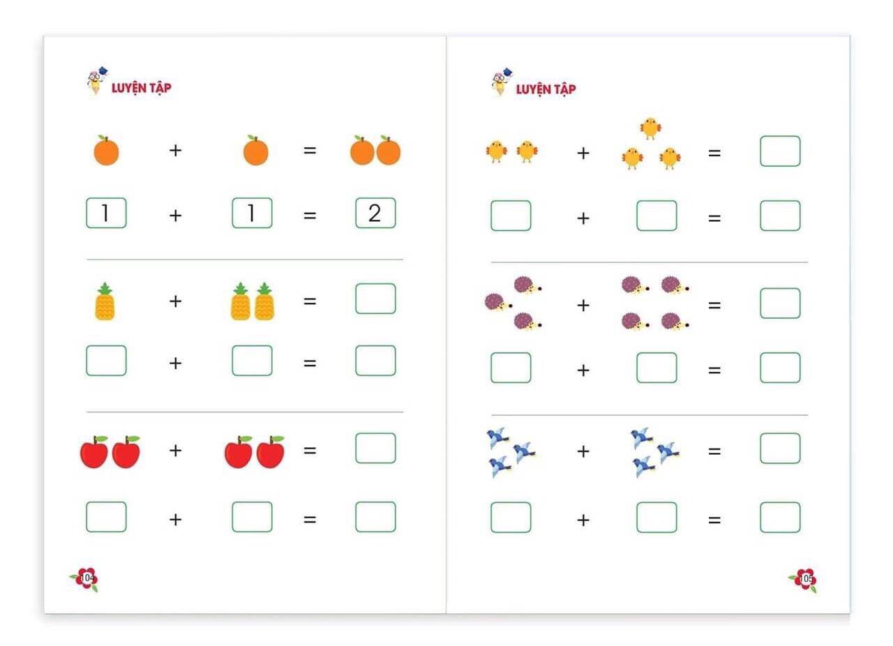 SÁCH - Toán tư duy cho bé 4-6 tuổi