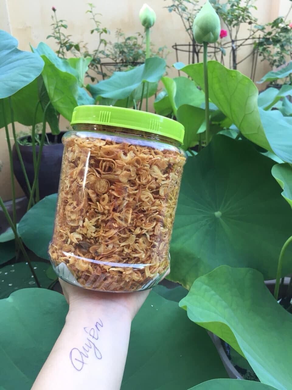 Hành phi khô hộp 500g