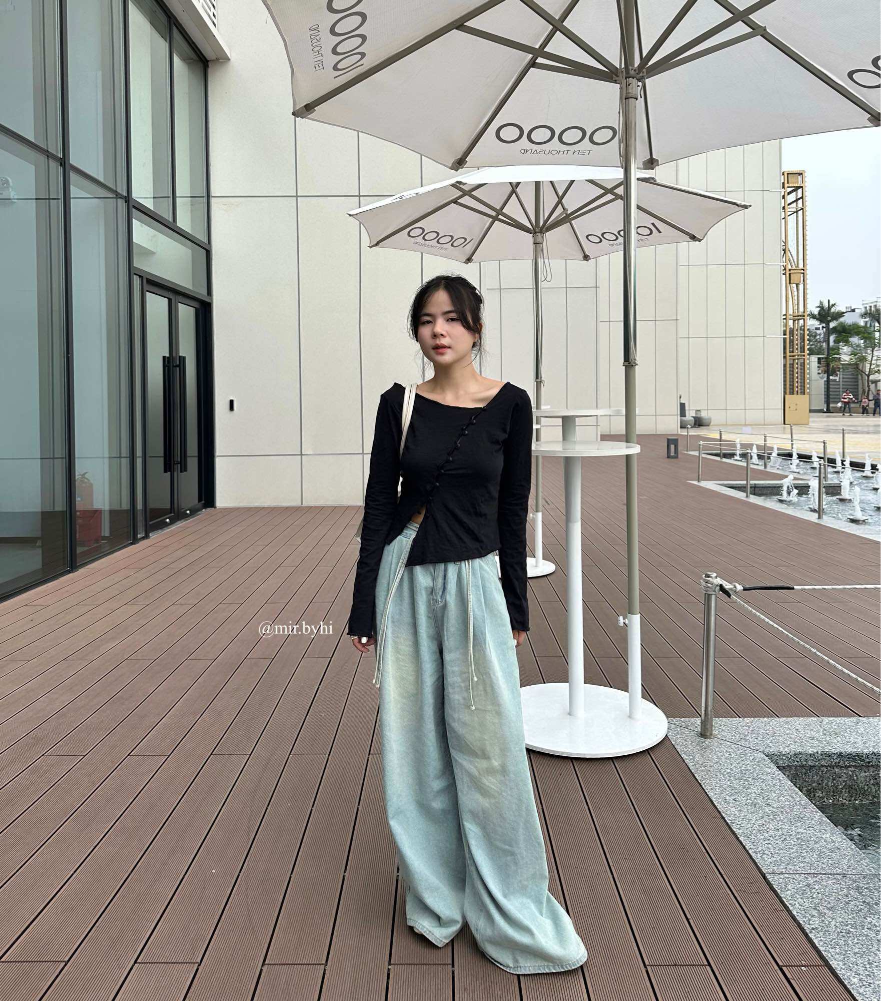 Áo thun tay dài | Sinboun Top | mir.byhi