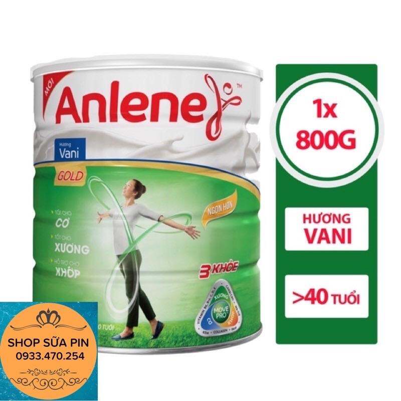 Sữa bột Anlene Gold lon 800g - trên 40 tuổi