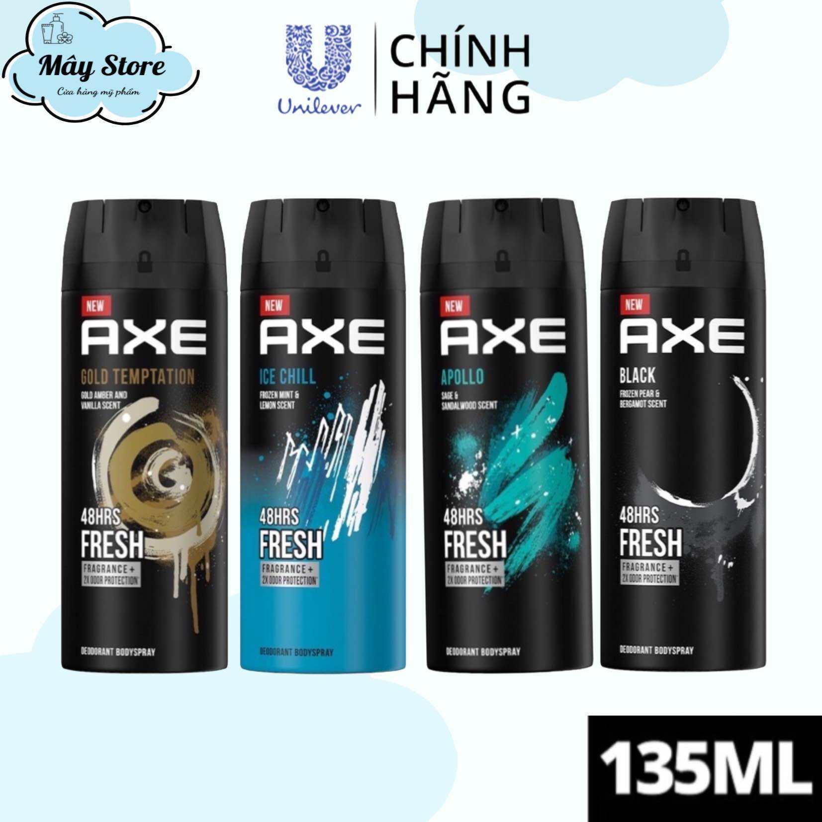 Xịt nước hoa nam toàn thân AXE 135ml