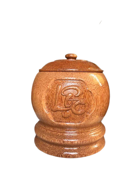 bình ủ giữ ấm bình trà làm từ gỗ dừa