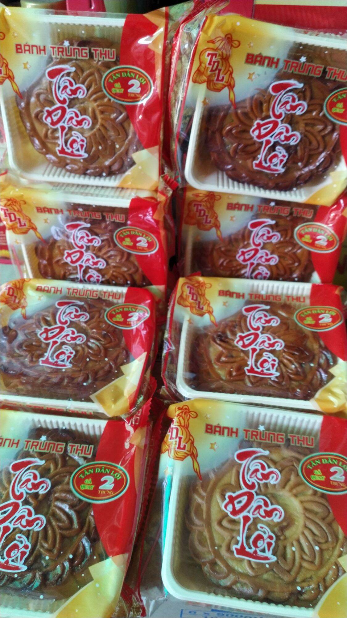 Bánh trung thu tân dân lợi 2 trứng 200g/cái