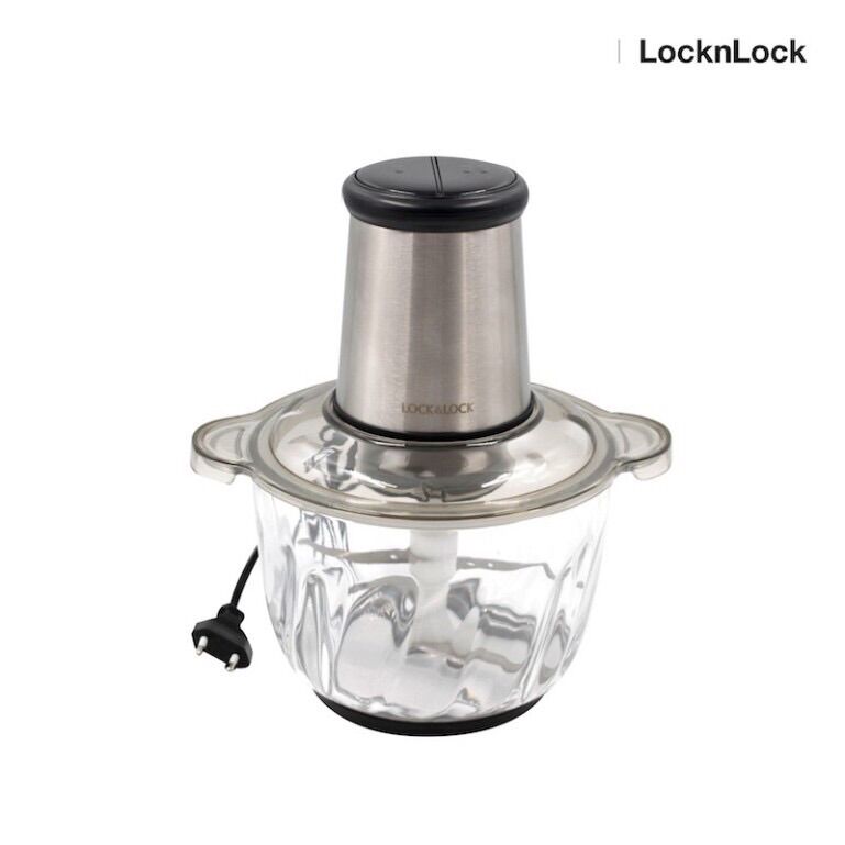 [HCM]???? MÁY XAY THỊT CỐI THUỶ TINH LOCK&LOCK 2.4 LÍT - EJM186SLV