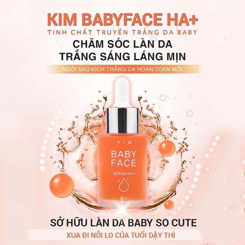 Tinh chất dưỡng da Kim Baby Face HA+ cao cấp serum Kim Baby Face HA+