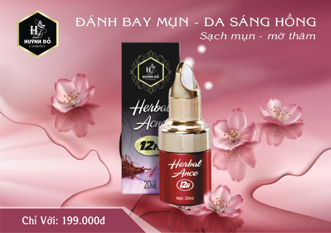 chấm mụn 12h huỳnh đỗ