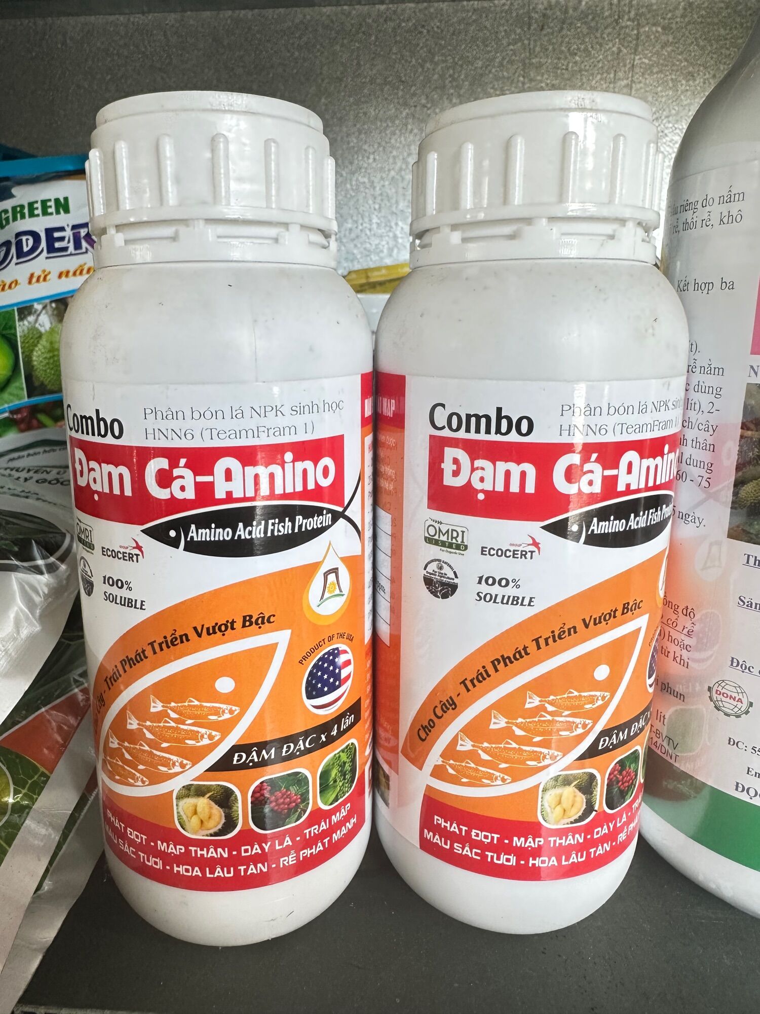 Đạm Cá Amino PHÁT ĐỌT MẬP THÂN DÀY LÁ đậm đặc gấp 4 lần