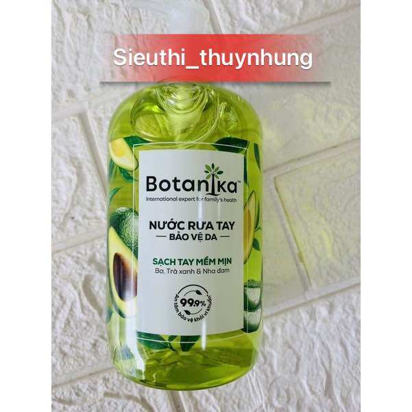 Nước rửa tay bảo vệ da Botanika 500g