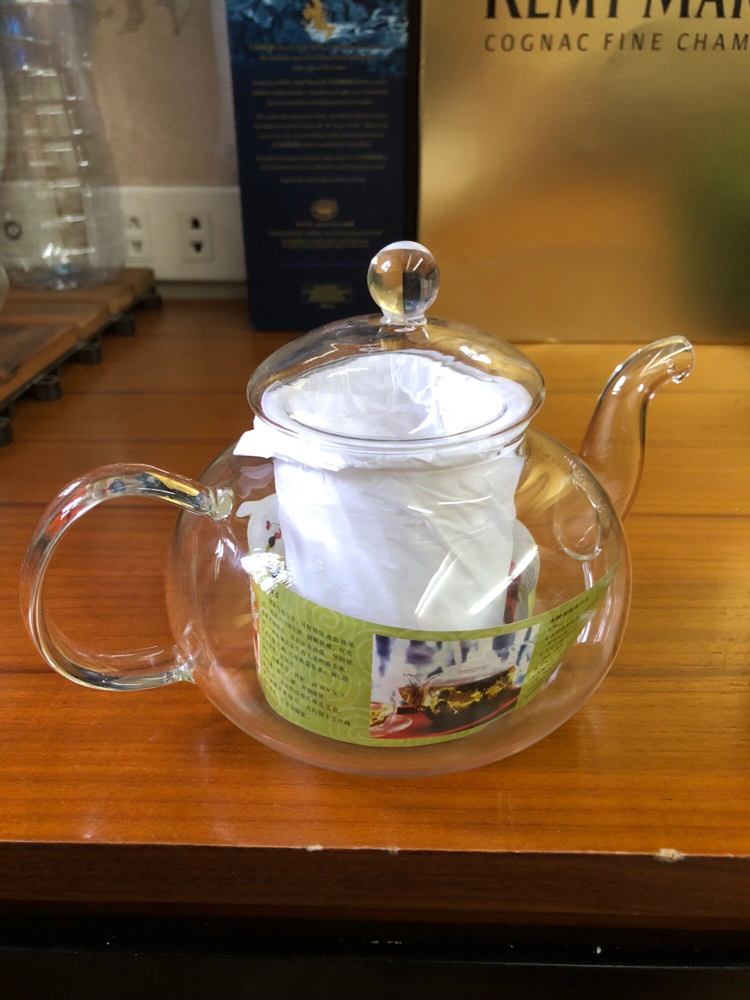 Ấm trà thuỷ tinh 600ml