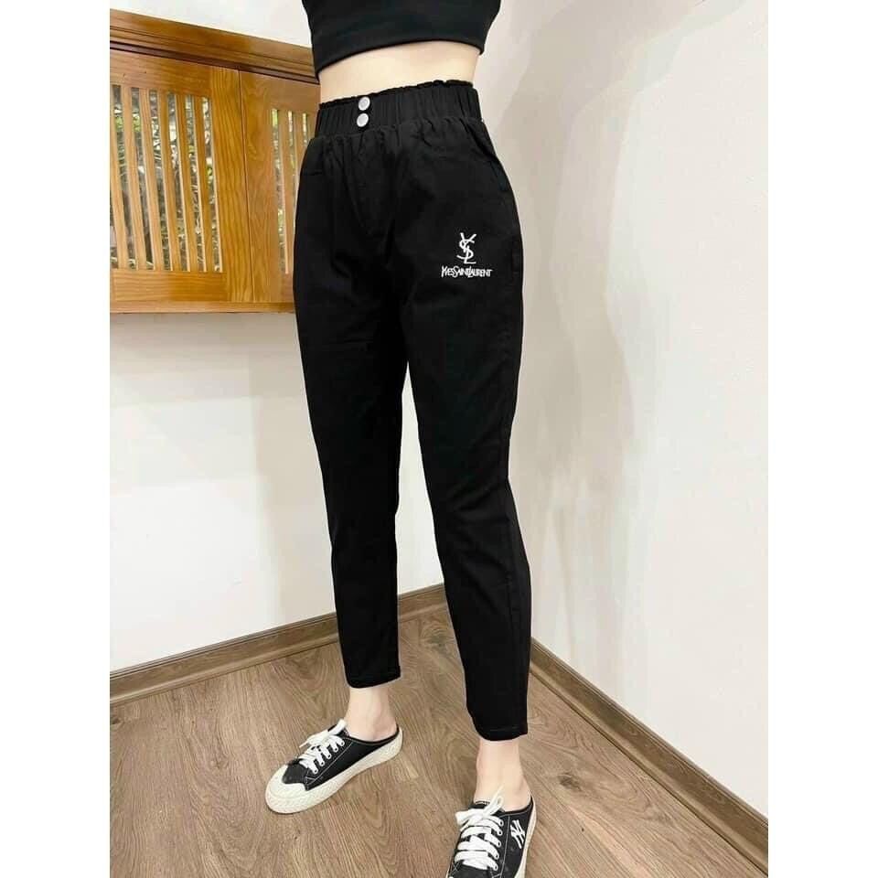 QUẦN BAGGY THÊU CO GIÃN NHẸ