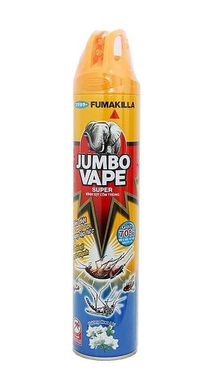 Xịt côn trùng jumbo hương lài 600ml