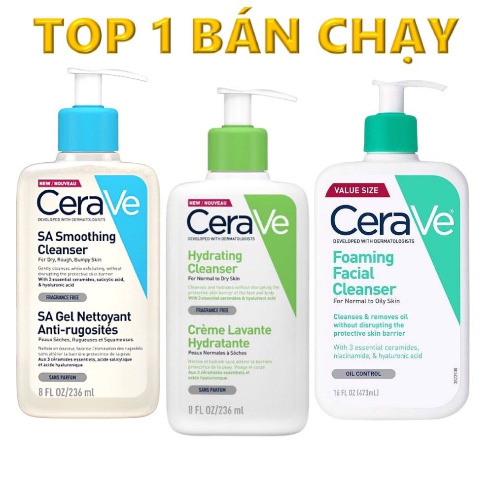 Sữa rửa mặt CeraVe - Srm CeraVe