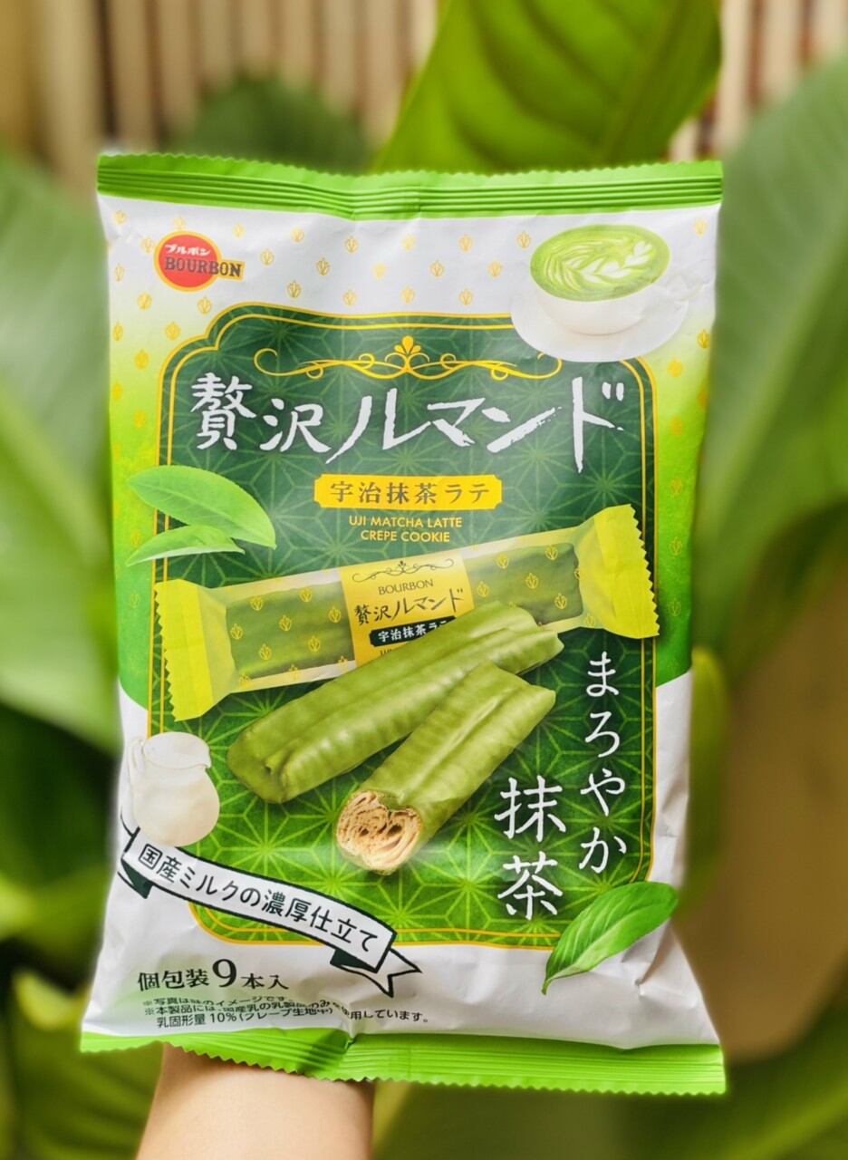 Bánh trà xanh Bourbon- Nhật Bản