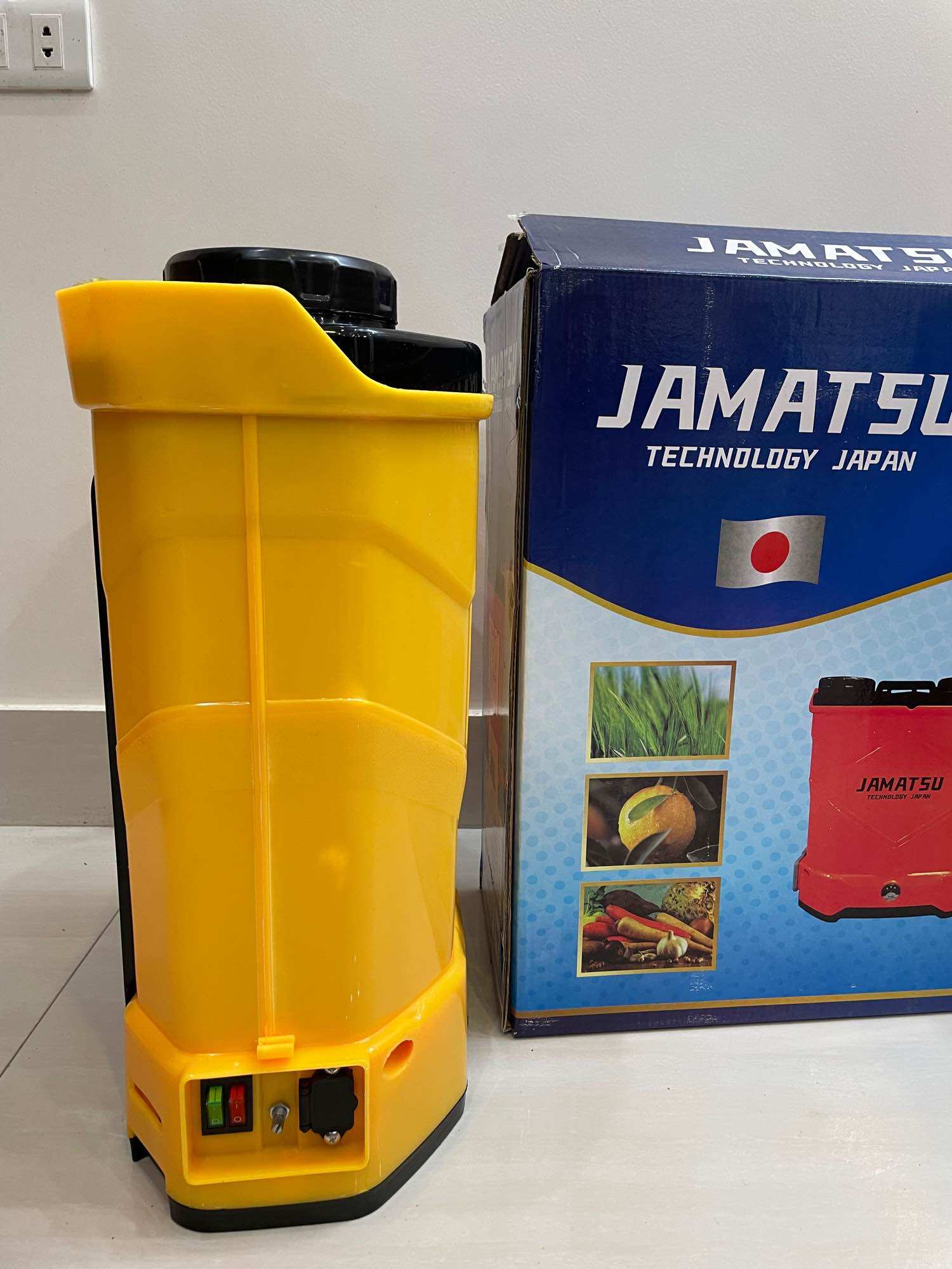 Bình xịt điện JAMATSU 2 bơm 20L Cao Cấp