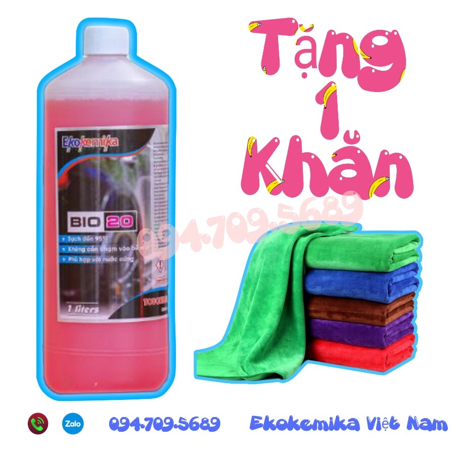 Dung Dịch Rửa Xe Không Chạm Bio 20 1L