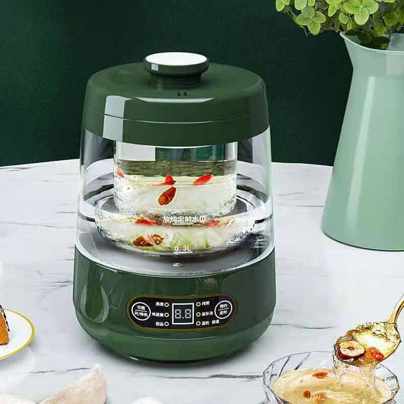 Nồi hầm điện tổ yến hoàn toàn tự động nồi hầm dưỡng sinh gia dụng chuyên dụng máy tổ yến cao su cá nấu cháo mini nồi hầm điện cách thủy