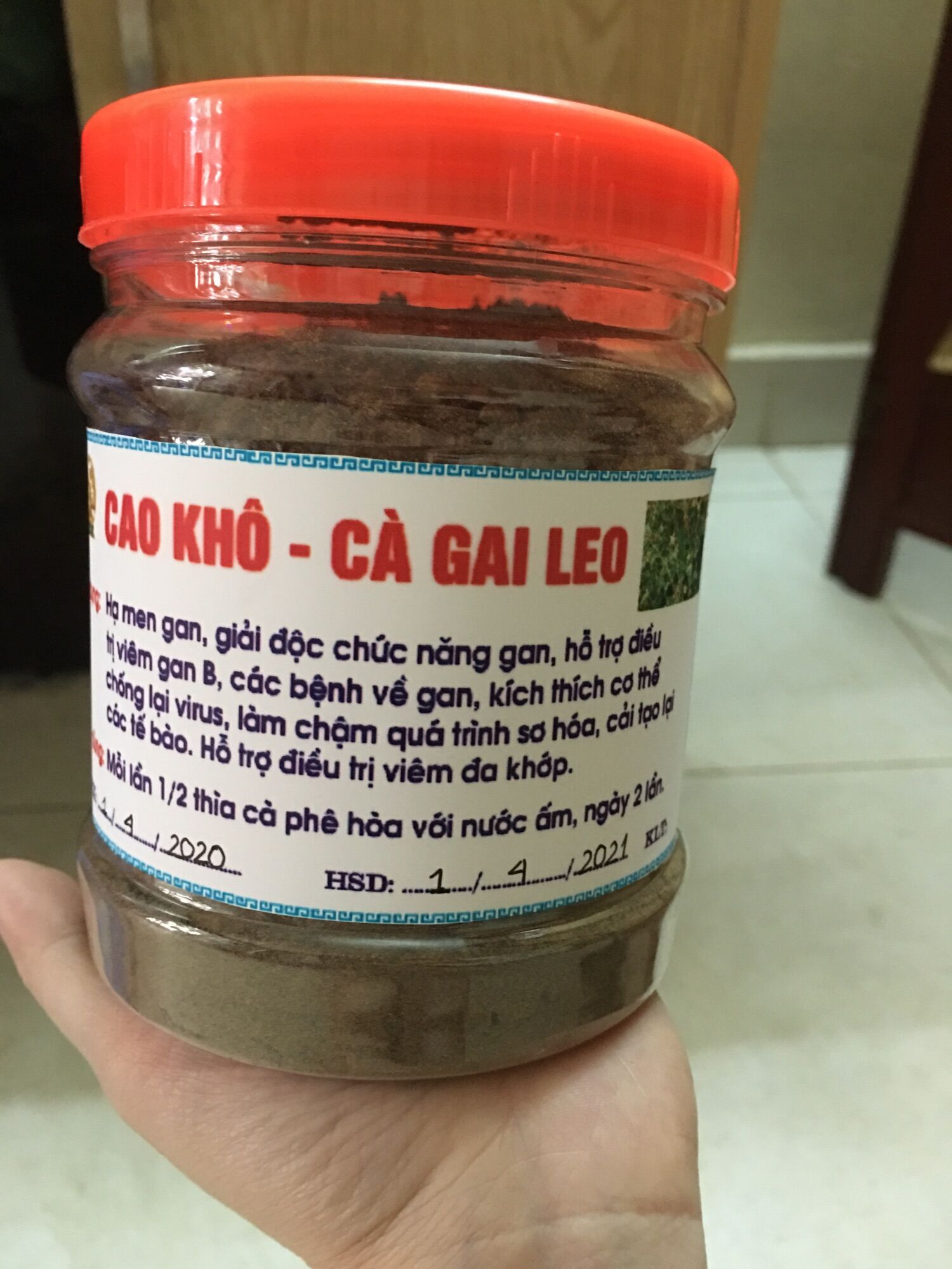 Cao khô rễ cà gai leo