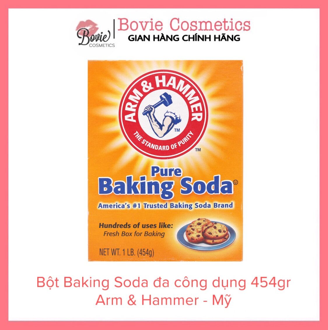 Bột baking soda đa công dụng 454gr arm & hammer - mỹ