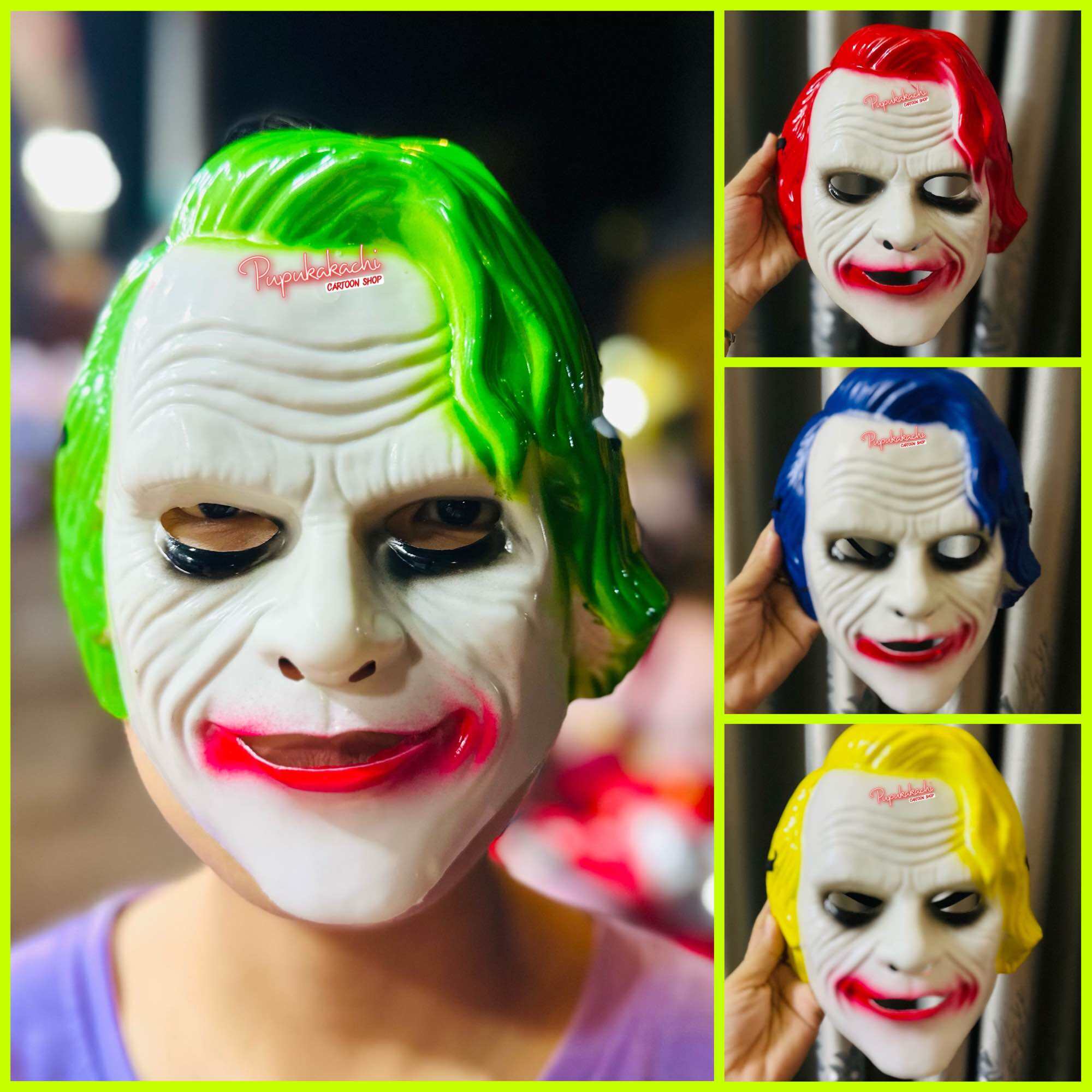 Mặt Nạ Gã Hề Joker Chú Hề Ma Quái IT Đồ Chơi Hoá Trang Halloween