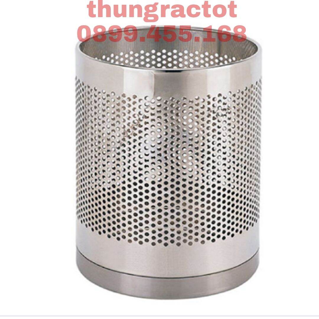 Thùng rác inox lưới văn phòng