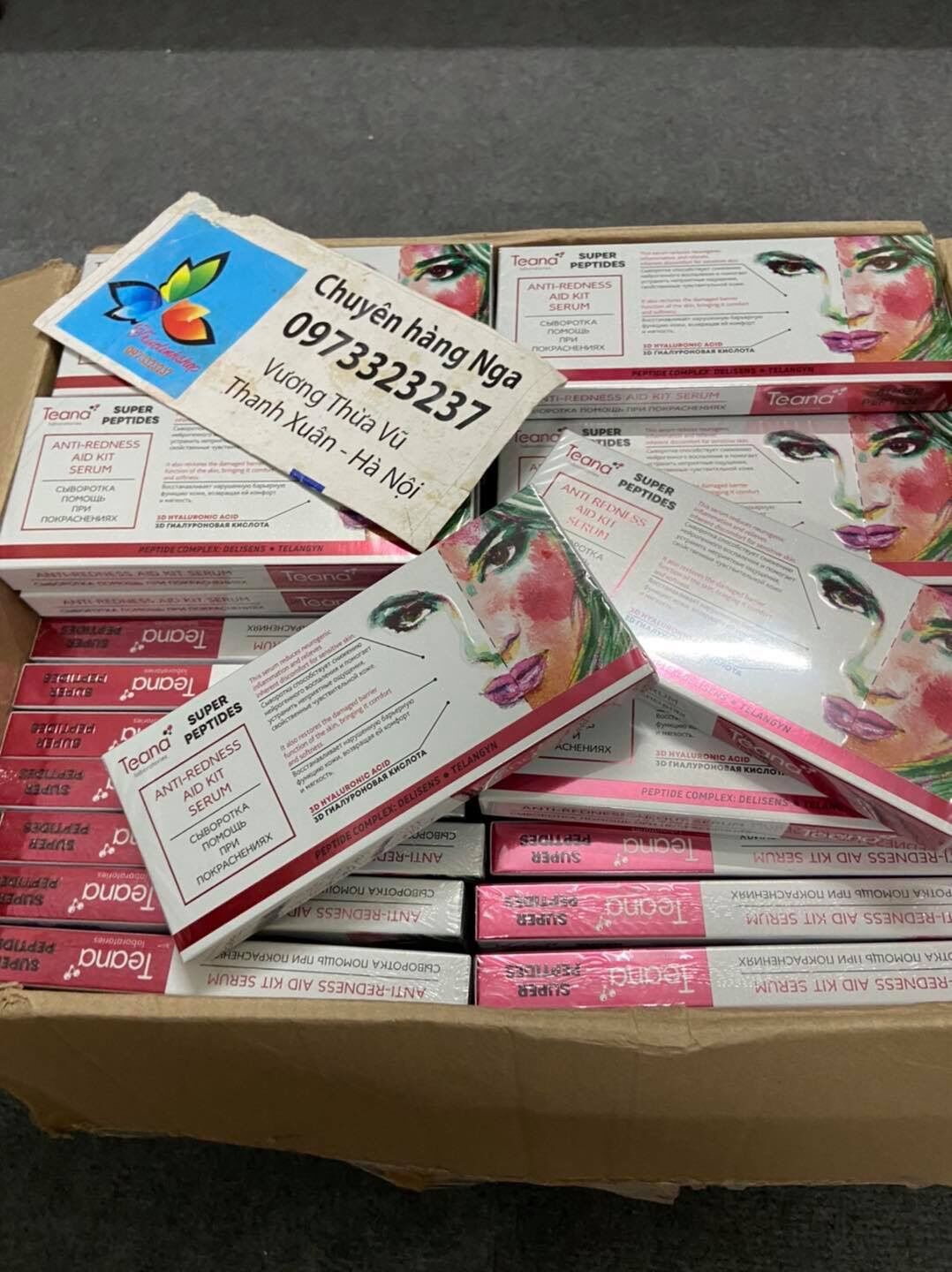 Serum Teana Super Peptides Anti-Redness cứu tinh cho làn da mụn