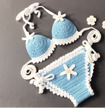 Bikini Handmade đi biển cho bé