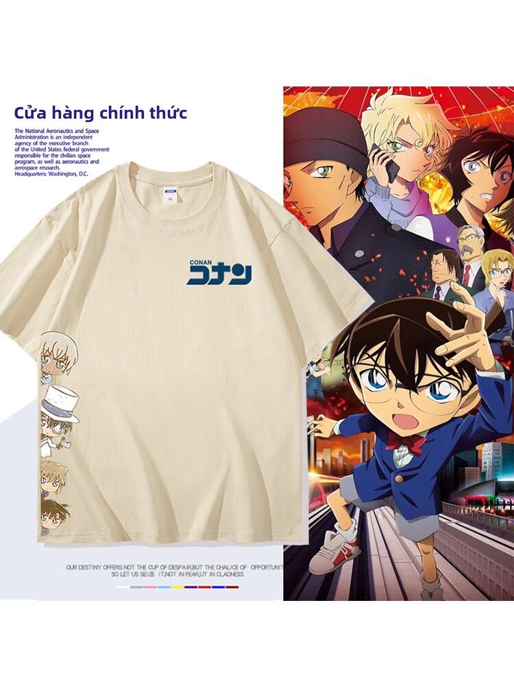 DIEYIN | Áo Thun Cotton In Nhân Vật Anime Conan