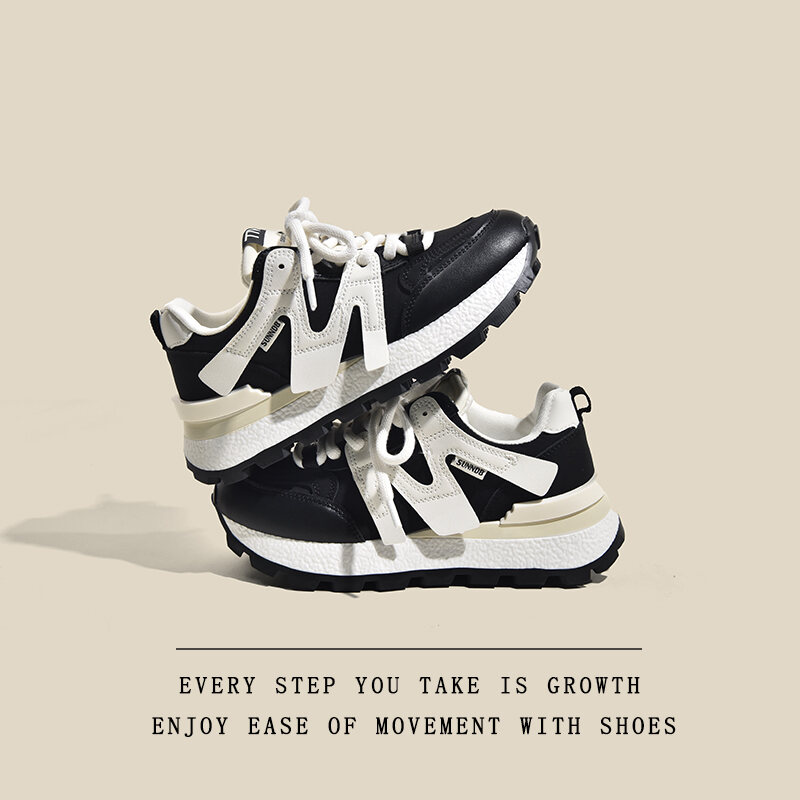 Giày Bố Già Mẫu Hot Mùa Thu Giày Đế Bằng Thường Ngày Đế Dày Mẫu Mới Mùa Thu 2023 Mẫu Nữ Giày Trắng Thể Thao Dễ Phối Giày Bóng Đá