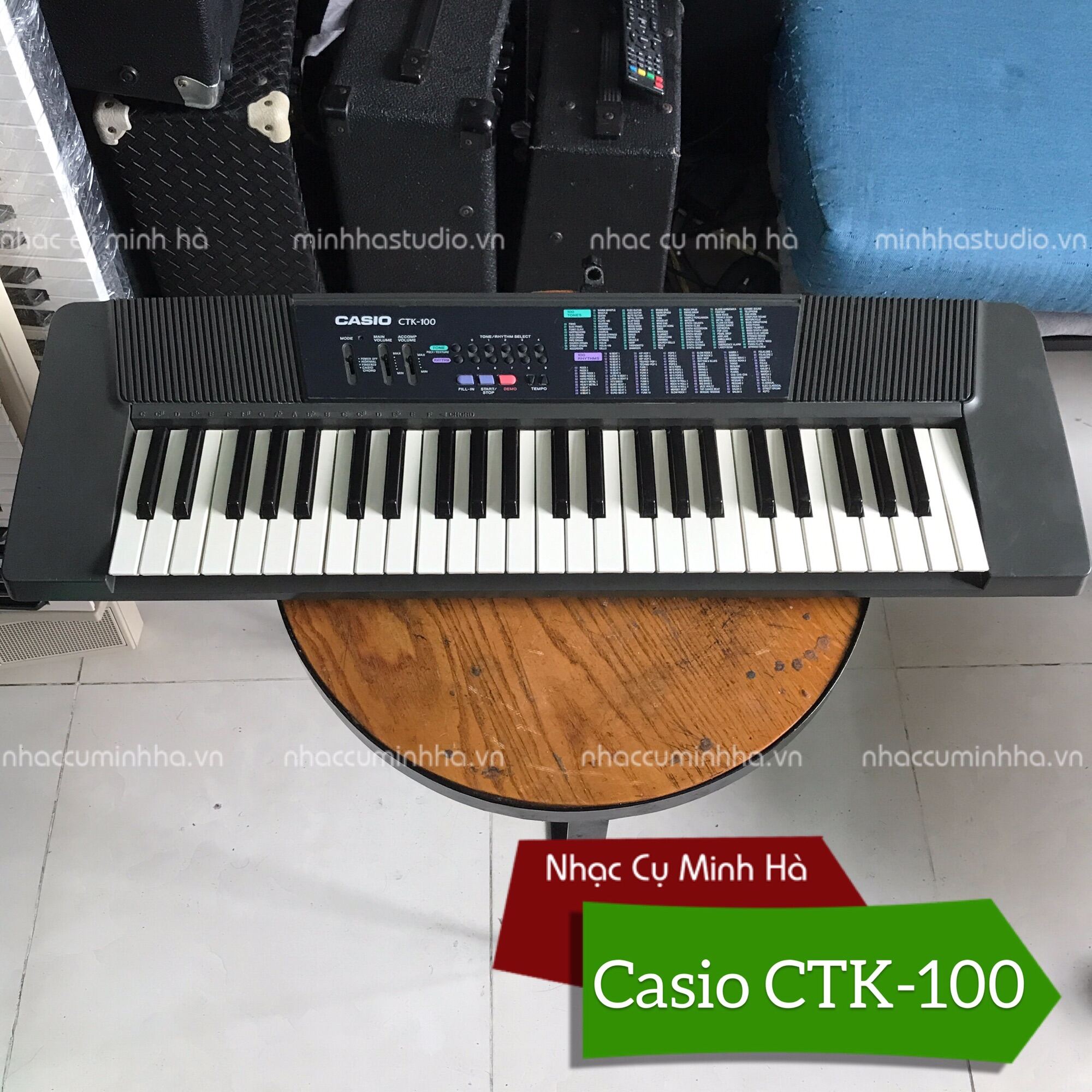 Đàn organ Casio CTK-100 đã qua sử dụng, chơi tốt mọi chức năng