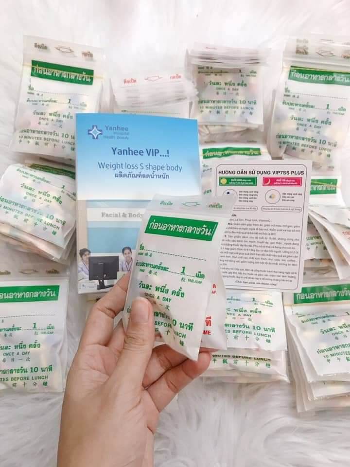 Giảm cân vip 7 ss yanhee 1 tuần