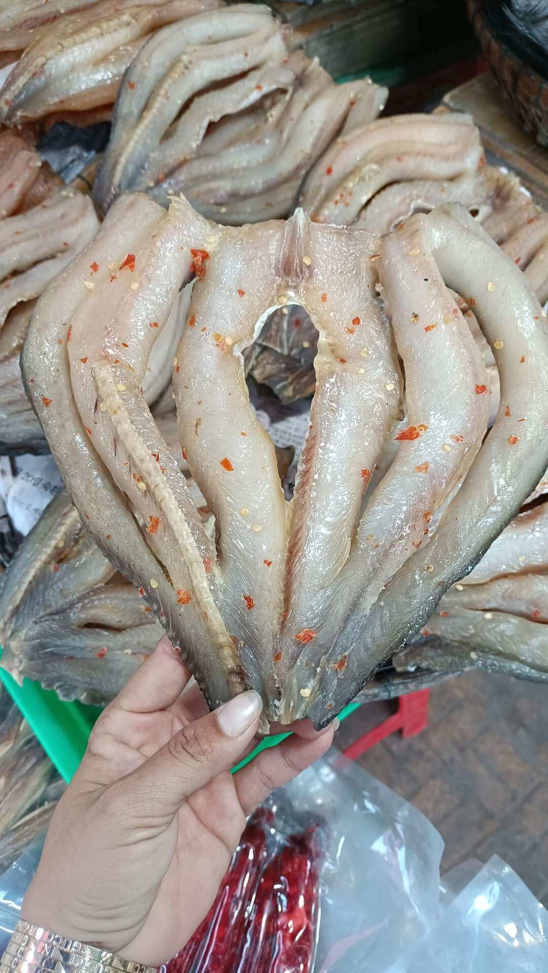 Khô cá lóc 2 nắng giá vị bao ngon, khô khô ráo, Khô Thoại Sơn