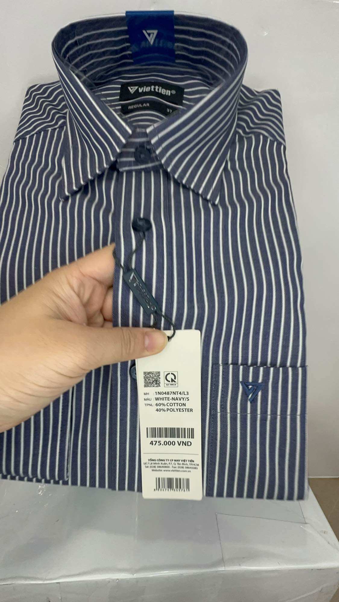 ( 1N0487 )Áo dài tay lai bầu form reguler ( rộng)
