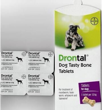 Thuốc tẩy giun cho chó BAYER Drontal Plus Flavour