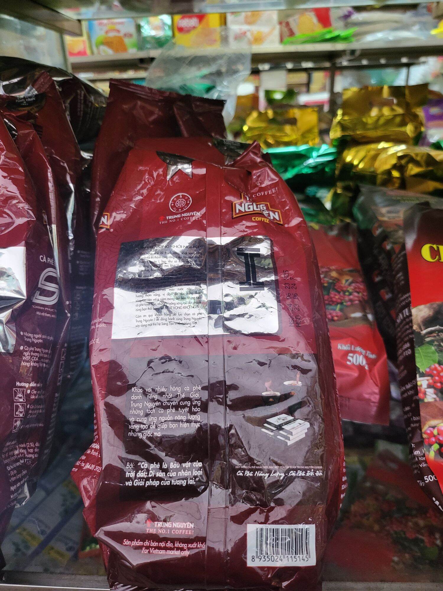 Cà phê pha phin Trung Nguyên I, bịch 500g