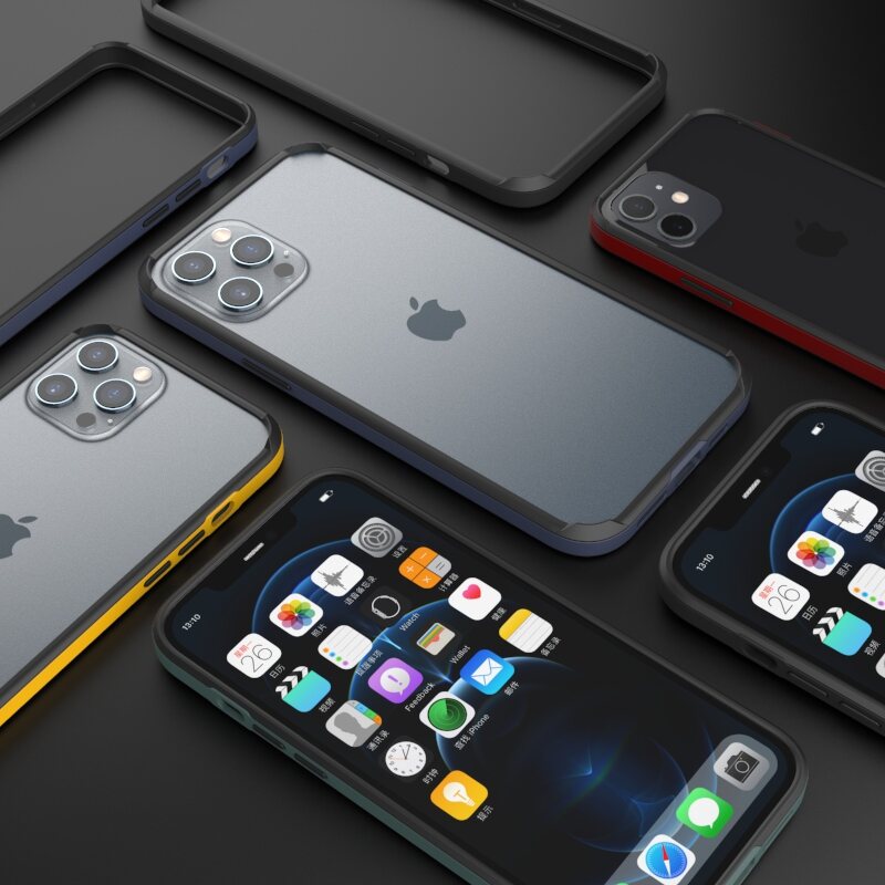 Ốp Bảo Vệ Điện Thoại Dùng Cho Iphone 12 Viền Ốp Lưng Điện Thoại 12Mini Silicon Ong Vàng Lớn IP12 Pro Max Tản Nhiệt Chống Sốc
